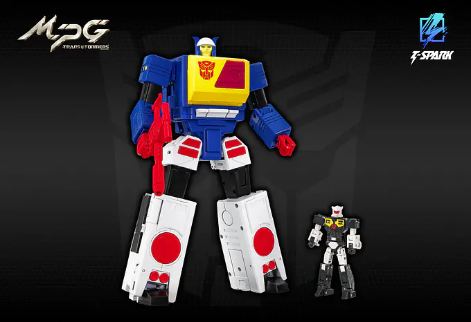 Transformers MPG-27 Twincast and Rewind Figure Set | Takara Tomy photo 4