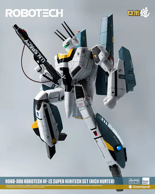 ROBO-DOU Robotech VF-1S Super Veritech Set (Rick Hunter) Figure - threezero photo 22