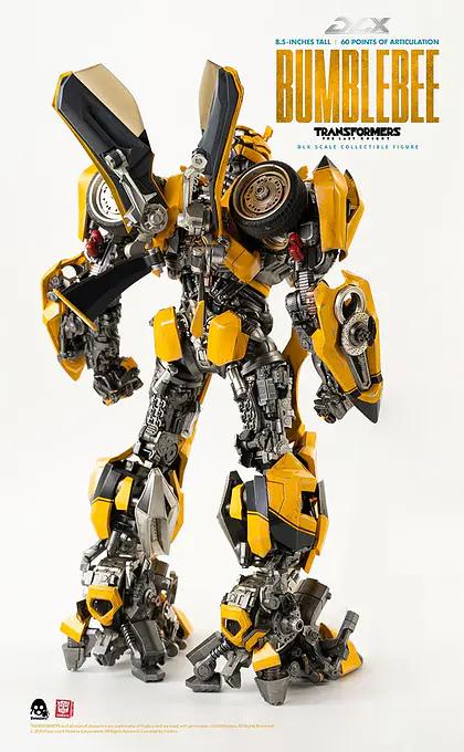 Transformers: The Last Knight DLX Bumblebee Action Figure 22 cm (2027 Reissue) | threezero photo 6