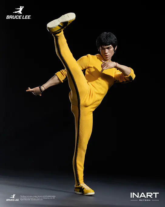 Bruce Lee (Yellow Jumpsuit) 1/12 Action Figure | INART photo 11