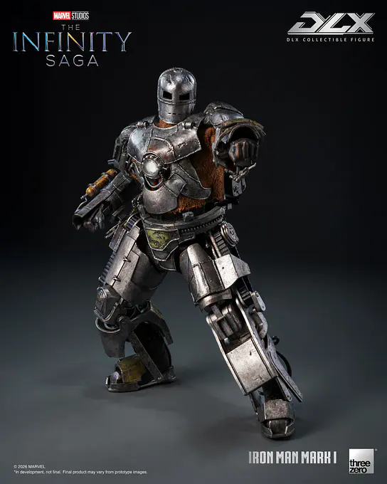 Iron Man Mark 1 in a side-on walking pose