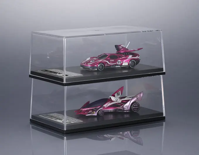 Future GPX Cyber Formula Collection -Heritage Edition- Vehicles 2-Pack Proto Jaguar Z-6 & Aoi Stealth Jaguar Z-7 | MegaHouse photo 2