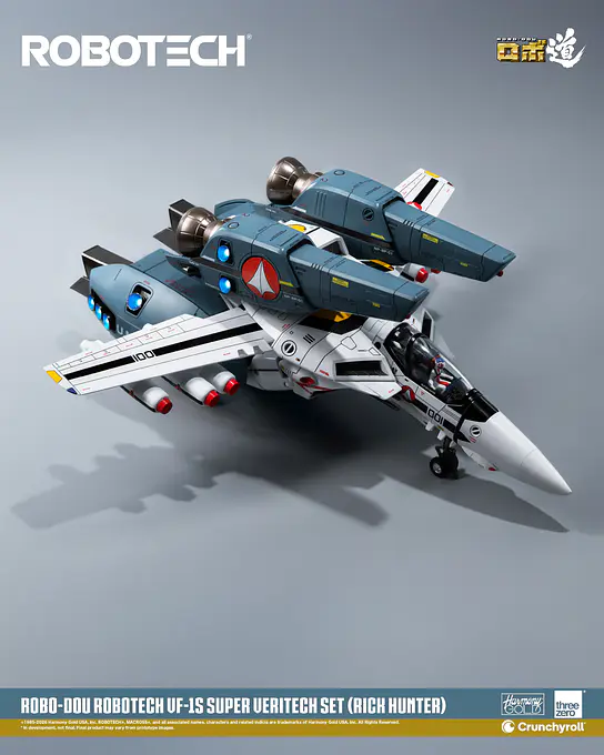 ROBO-DOU Robotech VF-1S Super Veritech Set (Rick Hunter) Figure - threezero photo 7