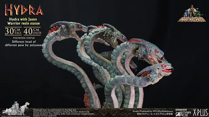 Ray Harryhausen Jason and the Argonauts Hydra with Jason Polyresin Statue 30 cm | Star Ace Toys photo 8