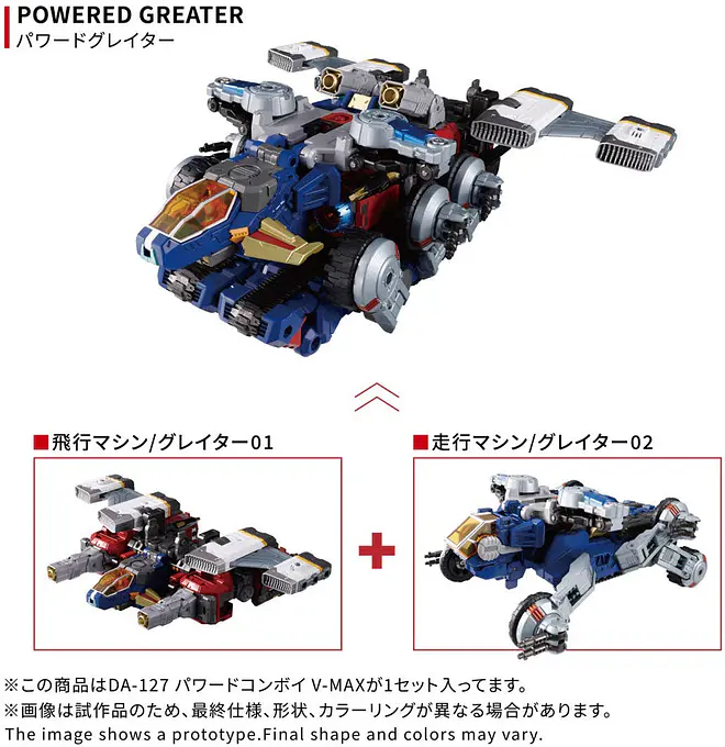 Diaclone DA-127 Powered Convoy V-MAX Action Figure | Takara Tomy photo 3