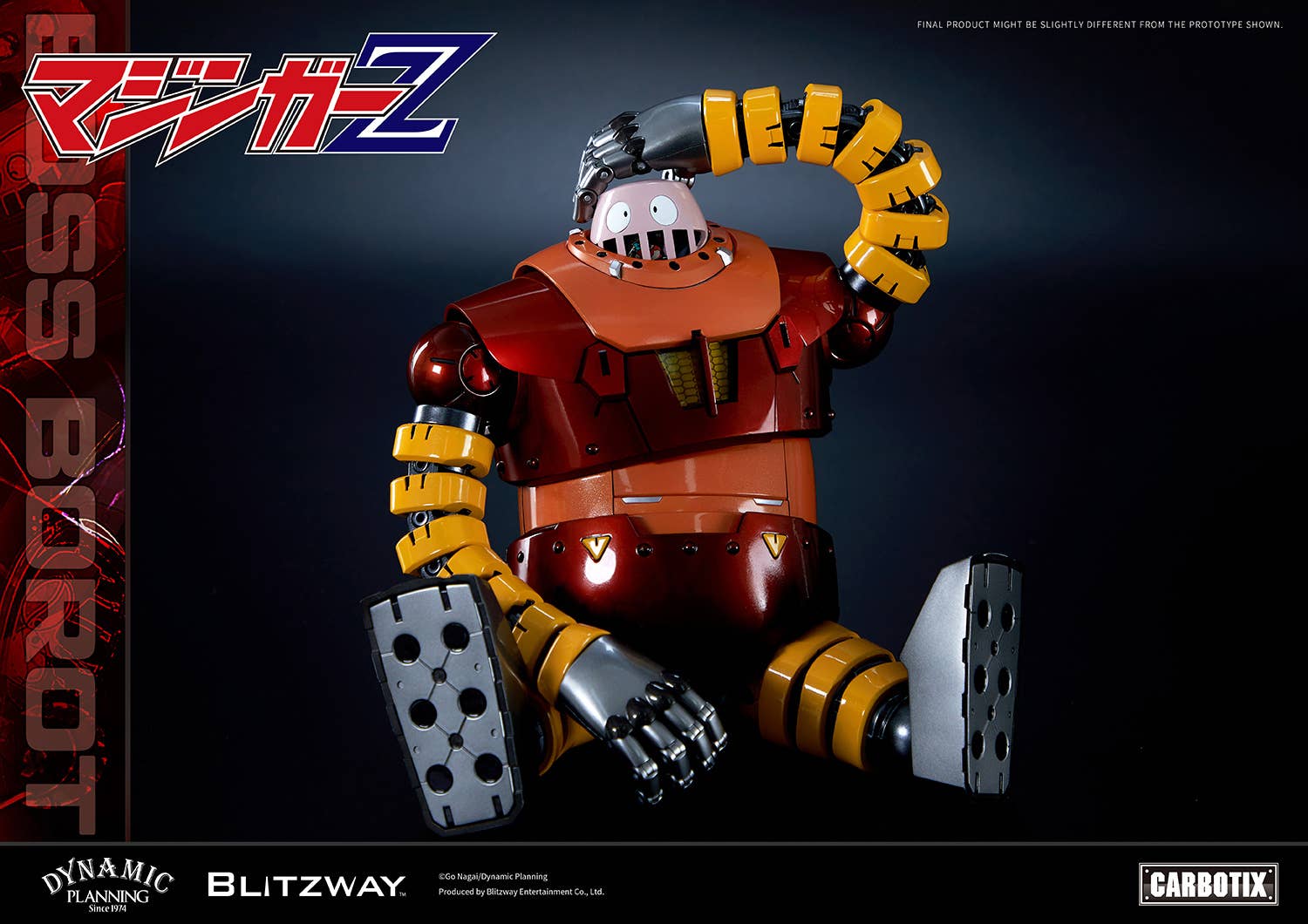 Mazinger Z Carbotix Action Figure Boss Borot (Reissue) | Blitzway