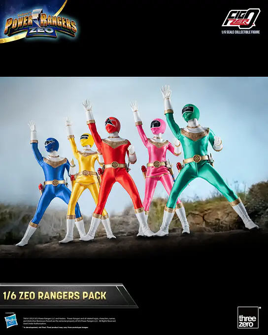 Power Rangers Zeo FigZero 1/6 Zeo Power Rangers Pack Figures - threezero photo 27
