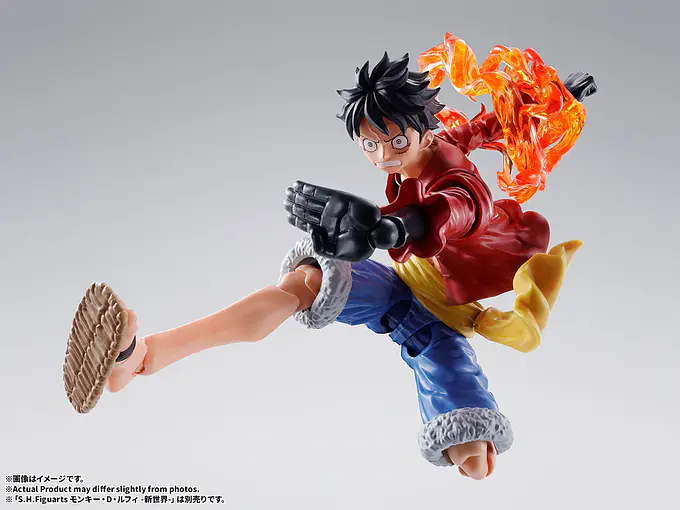One Piece S.H.Figuarts Monkey D. Luffy New World Option Parts Set | Tamashii Nations photo 3