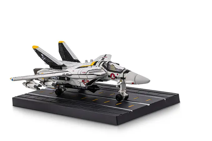 Kids Logic Mini Metal 002 Robotech Veritech VF-1S (Fighter Mode) Die-Cast Model photo 8