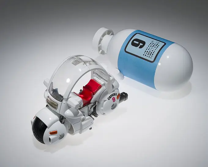 Dragon Ball Changearts Hoi-Poi Capsule No. 9 Bulma's Motorcycle Figure - Tamashii Nations photo 3