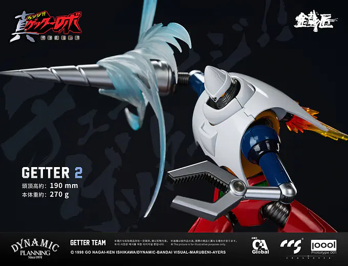 Getter Robo Armageddon Alloy Action Figure Set Getter Team | CCSTOYS photo 3