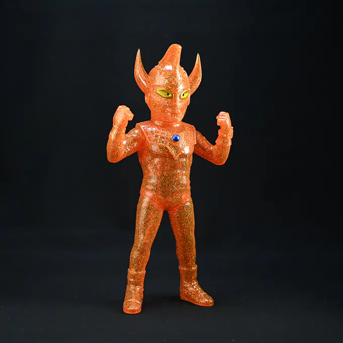 Ultraman Taro Orange Gold Glitter Ultra Dynamite Version Sofubi Figure | Planet-X photo 8