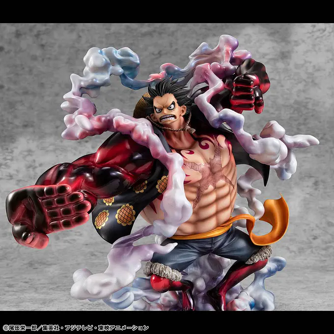 One Piece Monkey D. Luffy Gear 4 Boundman 10th Limited Ver. Portrait.Of.Pirates SA-MAXIMUM Statue 30 cm | MegaHouse photo 9