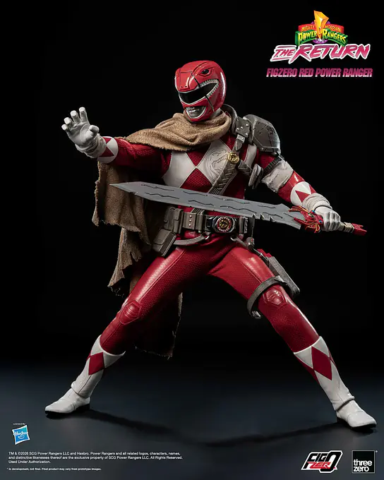 Mighty Morphin Power Rangers: The Return FigZero 1/6 Red Power Ranger Figure - threezero photo 11