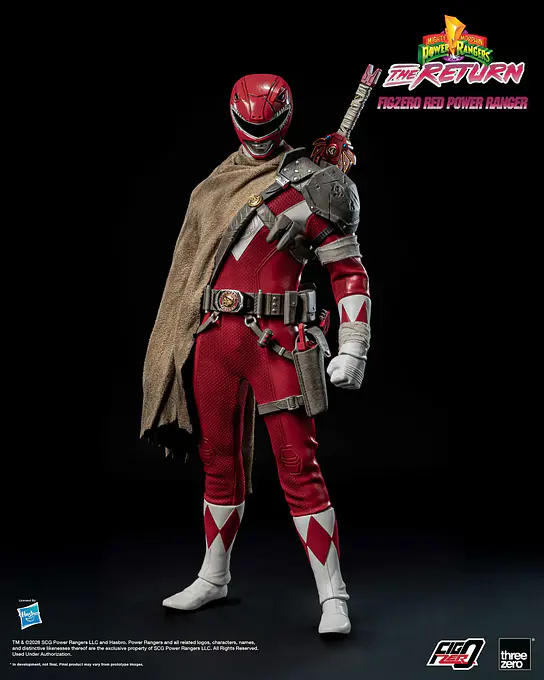Mighty Morphin Power Rangers: The Return FigZero 1/6 Red Power Ranger Figure - threezero photo 10