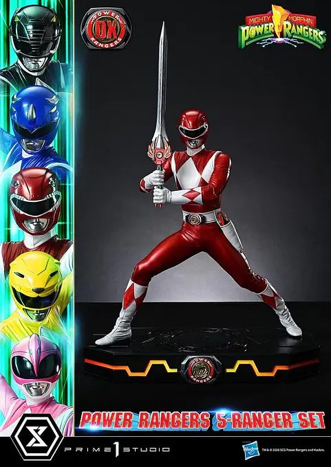 Mighty Morphin Power Rangers Premium Masterline Set of 5 Statues 1/4 Deluxe Bonus Version 62 cm - Prime 1 Studio photo 17