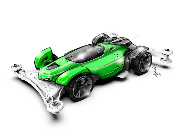 Mini 4WD Pro 1/32 Model Kit Tyxiv (ME Chassis) | Tamiya photo 5