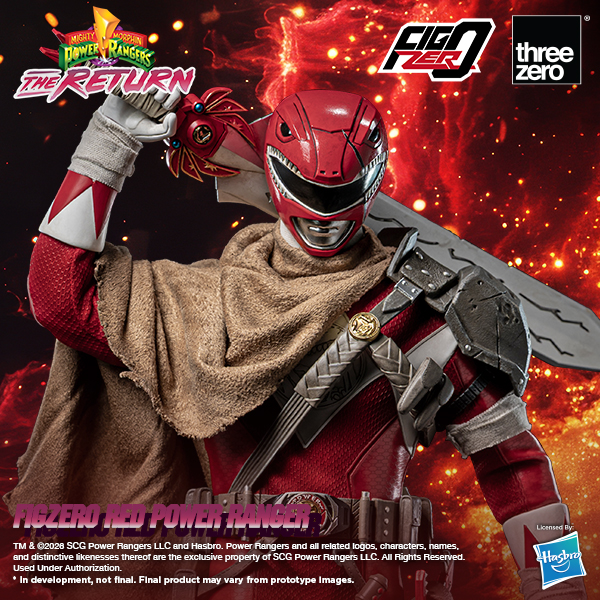 Mighty Morphin Power Rangers: The Return FigZero 1/6 Red Power Ranger Figure | threezero