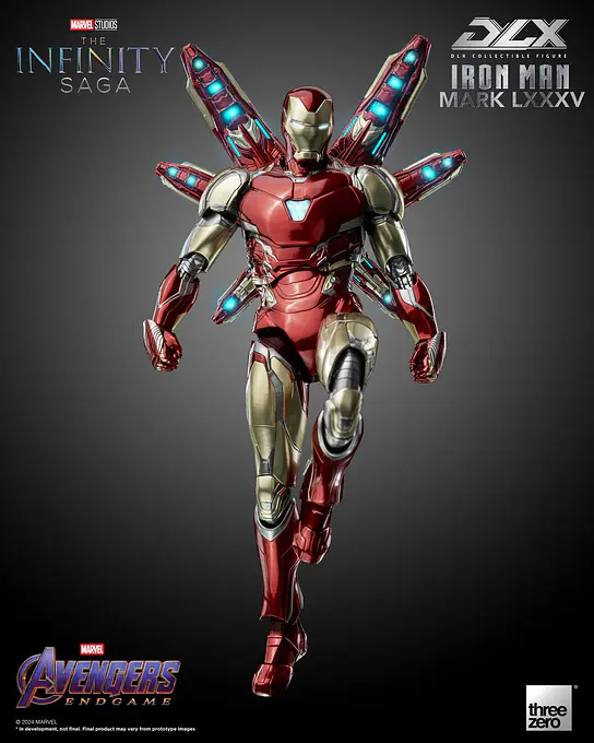 Iron Man Mark 85 with both Claw Blasters fitted and lit