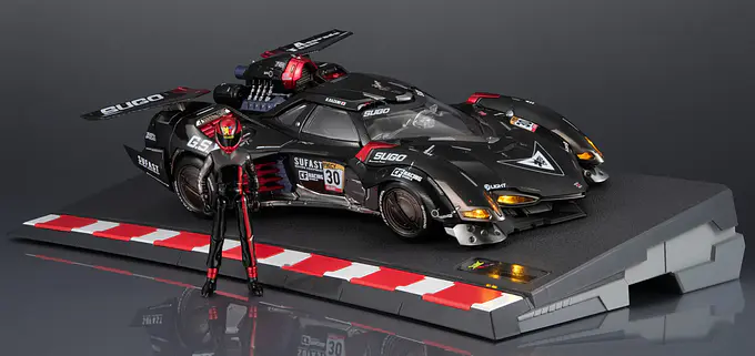 Asurada G.S.X RS Siren Variable Action Hi-Spec United Future GPX Cyber Formula Vehicle - threeMega photo 8