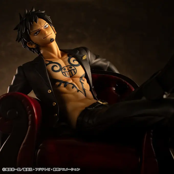 One Piece Portrait.Of.Pirates "S.O.C" PVC Figure Trafalgar Law Ver.R | MegaHouse photo 5
