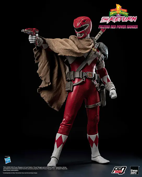 Mighty Morphin Power Rangers: The Return FigZero 1/6 Red Power Ranger Figure - threezero photo 5