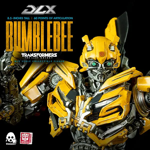 Transformers: The Last Knight DLX Bumblebee Action Figure 22 cm (2027 Reissue) | threezero