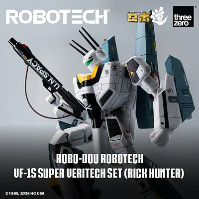ROBO-DOU Robotech VF-1S Super Veritech Set (Rick Hunter) Figure - threezero