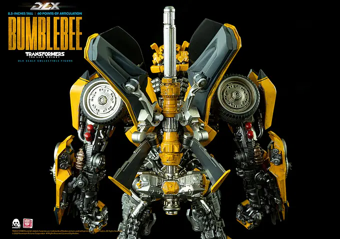 Transformers: The Last Knight DLX Bumblebee Action Figure 22 cm (2027 Reissue) | threezero photo 30