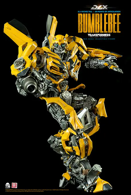 Transformers: The Last Knight DLX Bumblebee Action Figure 22 cm (2027 Reissue) | threezero photo 22