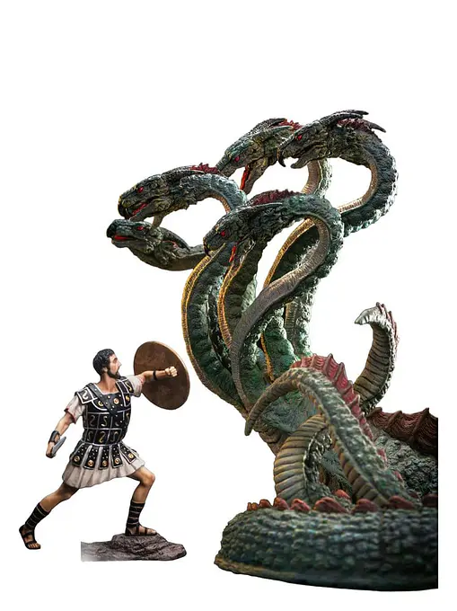 Ray Harryhausen Jason and the Argonauts Hydra with Jason Polyresin Statue 30 cm | Star Ace Toys photo 3