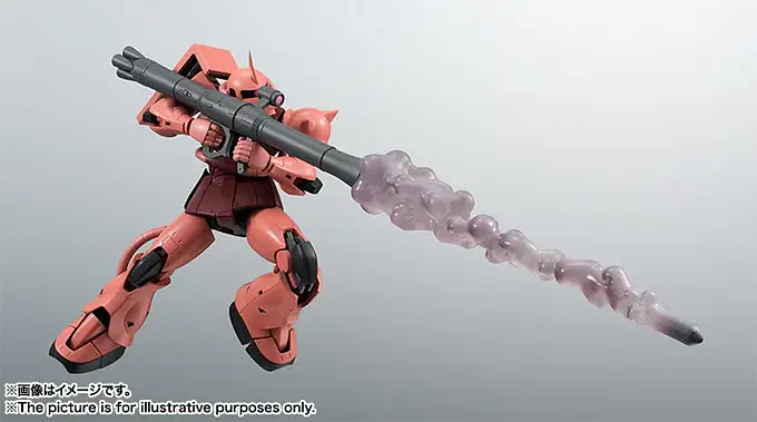 Mobile Suit Gundam Robot Spirits (Side MS) MS-06S Char's Zaku II ver. A.N.I.M.E. Figure | Tamashii Nations photo 9