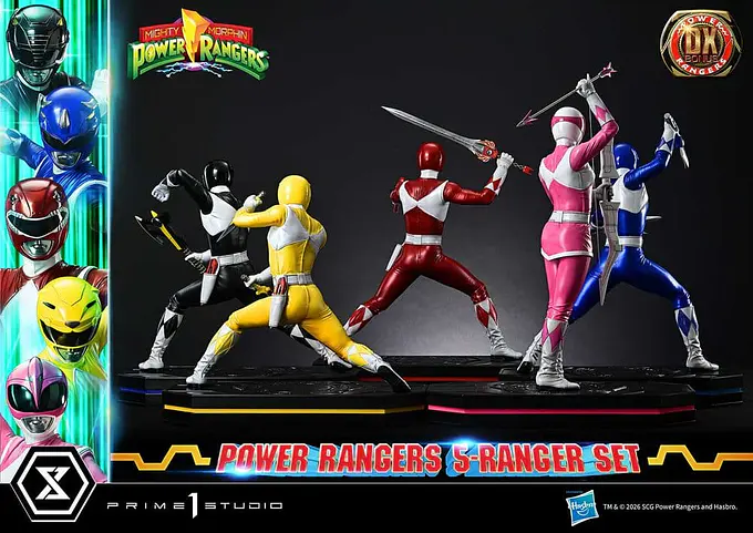 Mighty Morphin Power Rangers Premium Masterline Set of 5 Statues 1/4 Deluxe Bonus Version 62 cm - Prime 1 Studio photo 14