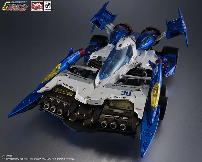 Super Asurada 01 Variable Action Hi-Spec United Future GPX Cyber Formula Vehicle - threeMega photo 4