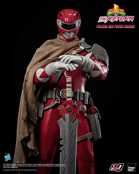 Mighty Morphin Power Rangers: The Return FigZero 1/6 Red Power Ranger Figure - threezero photo 15