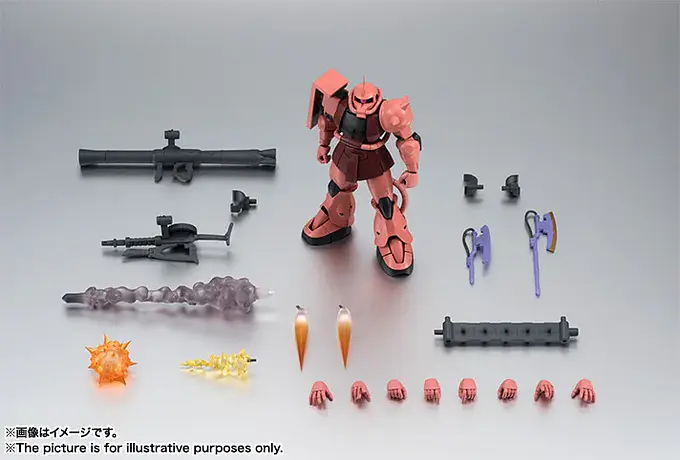 Mobile Suit Gundam Robot Spirits (Side MS) MS-06S Char's Zaku II ver. A.N.I.M.E. Figure | Tamashii Nations photo 6