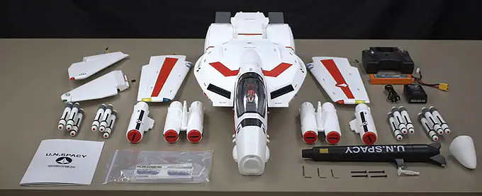 Robotech VF-1J Veritech Fighter 1/13.5 Remote Control Model Aircraft | Areswei photo 3