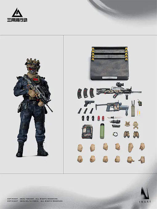 Delta Force Vyron 1/6 Collectible Figure | INART photo 2