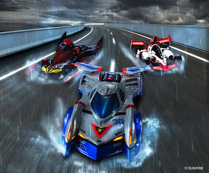 Future GPX Cyber Formula Vehicle Set 3-Pack - Asurada G.S.X Aero Mode, Knight Savior 005 & Missionel VR-4 (Heritage Edition) photo 6