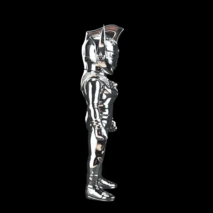 Ultraman Taro Silver Chrome Version Sofubi Figure | Planet-X photo 7