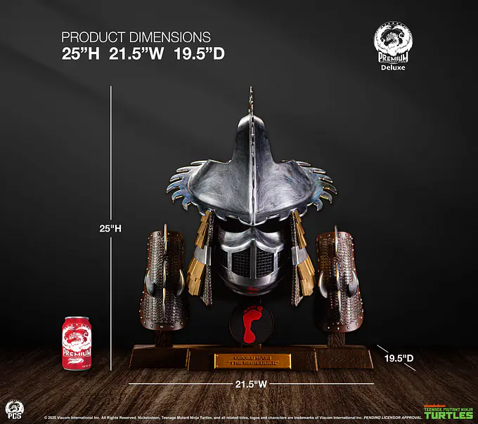 Teenage Mutant Ninja Turtles Shredder Ooze Life-Size Armor Set (Electroplated Edition) 63 cm - PCS Collectibles photo 2