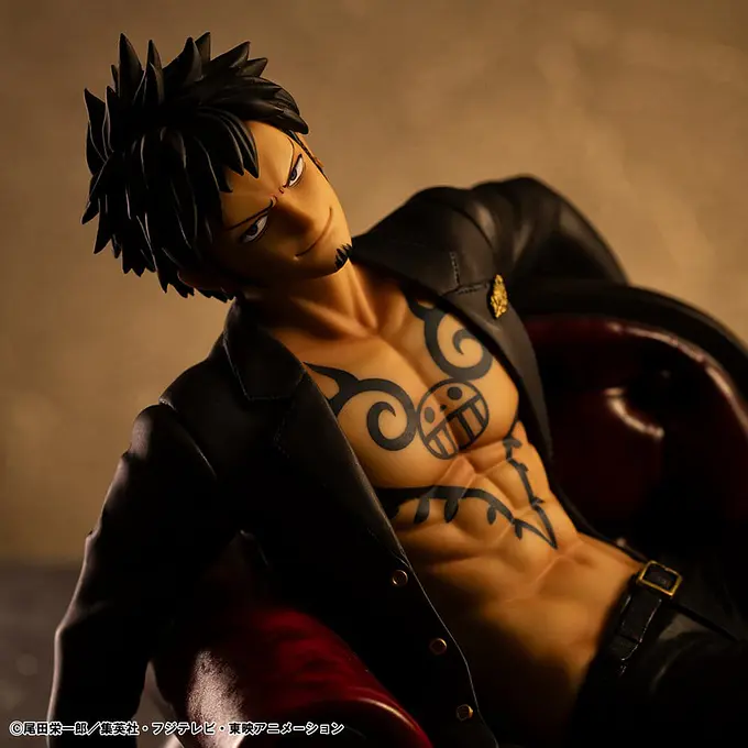 One Piece Portrait.Of.Pirates "S.O.C" PVC Figure Trafalgar Law Ver.R | MegaHouse photo 4