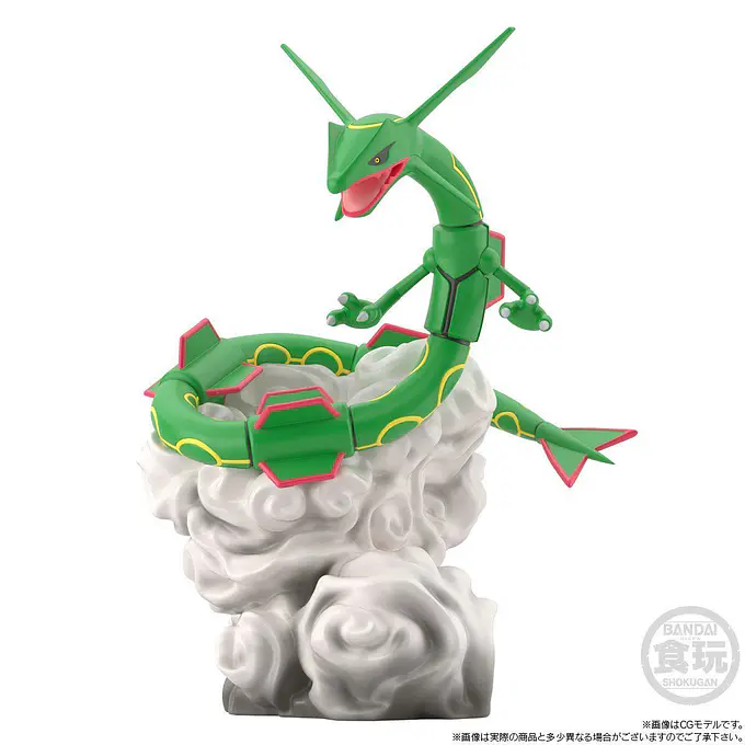 Pokemon Scale World Hoenn Region Rayquaza Figure | Bandai photo 4