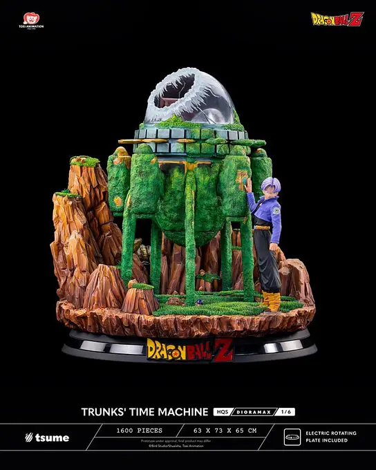 Dragon Ball Z HQS Dioramax Figure 1/6 Trunks' Time Machine - Tsume photo 3