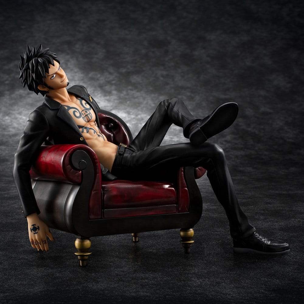 One Piece Portrait.Of.Pirates "S.O.C" PVC Figure Trafalgar Law Ver.R | MegaHouse