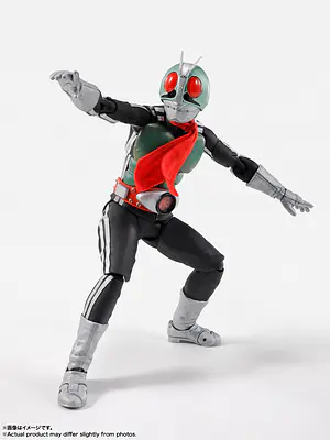 S.H.Figuarts (Shinkocchou Seihou) Masked Rider New 1 Glory of Showa Rider Edition (with First Edition Pedestal) - alternate view