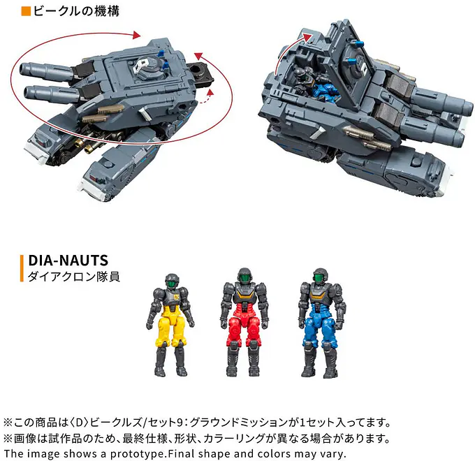 Diaclone (D) Vehicles Set 9 Ground Mission | Takara Tomy photo 7