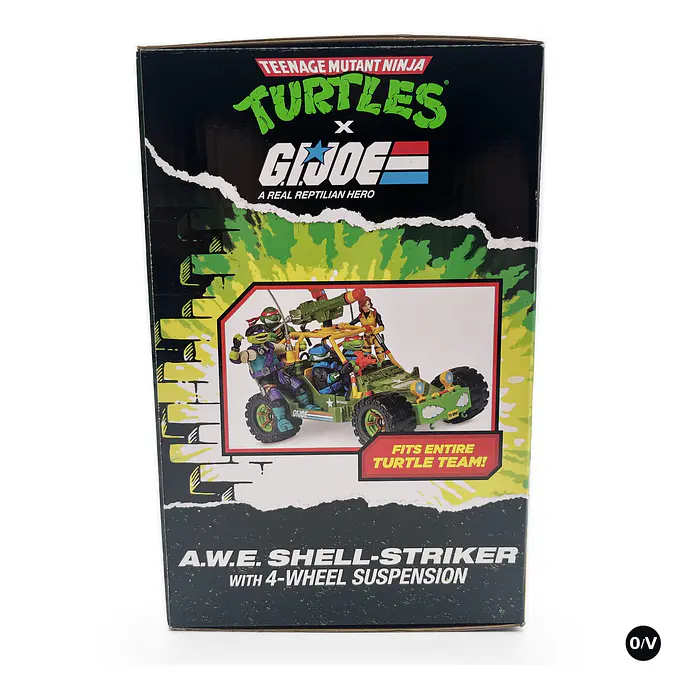 Teenage Mutant Ninja Turtles x G.I. Joe A.W.E. Shell-Striker Vehicle with Figure - Crossover Classics | Playmates Toys photo 3
