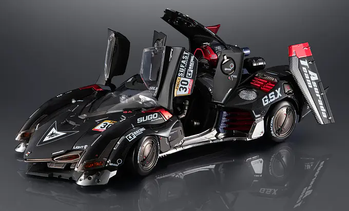 Asurada G.S.X RS Siren Variable Action Hi-Spec United Future GPX Cyber Formula Vehicle - threeMega photo 10