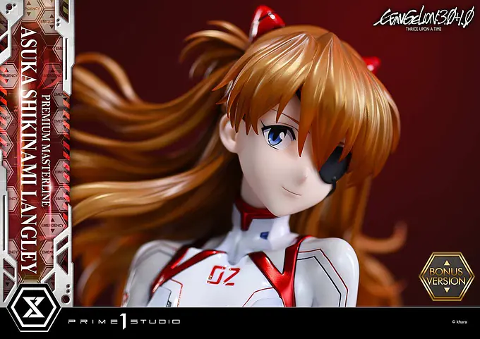 Evangelion: Thrice Upon a Time Asuka Shikinami Langley 1/4 Statue (Bonus Ver.) 46 cm - Premium Masterline - Prime 1 Studio photo 7